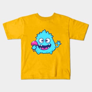 Blue Monster Kids T-Shirt